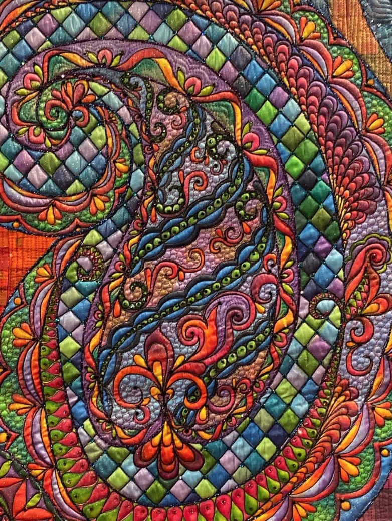 "Boteh Symphony" by Claudia Pfeil - Paisley 2